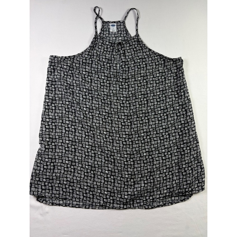 Old Navy Halter Top Geometric Minimalist Boho Sleeveless Layering Women Size S